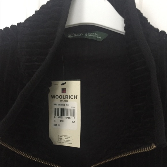 NWT Woolrich Corduroy Zippered Vest - Picture 2 of 4